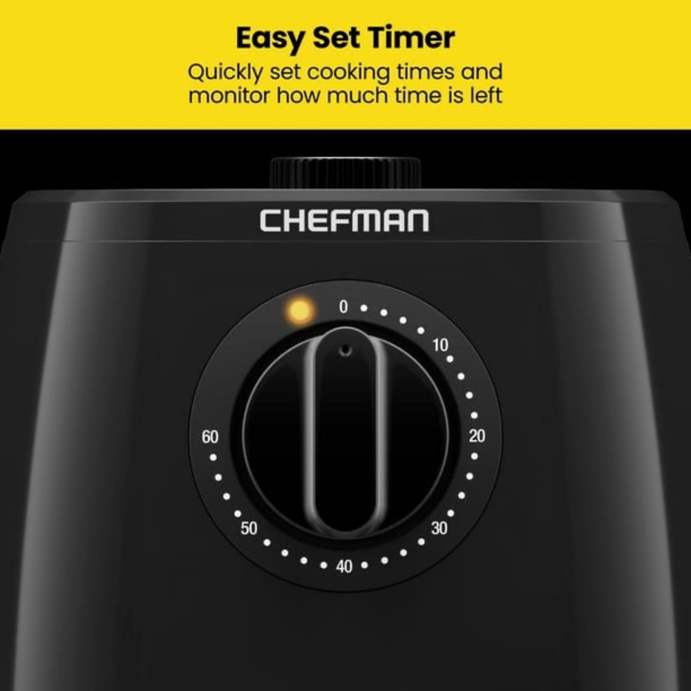 Chefman Turbo Fry Air Fryer with Adjustable Temp Control, 2 Qt Capacity - Picture 4 of 12